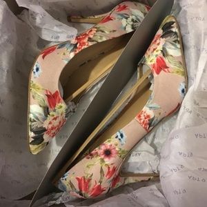 Floral heels